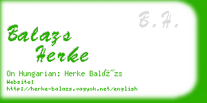 balazs herke business card